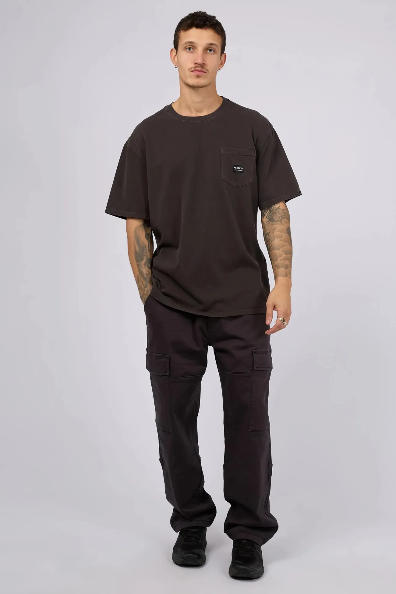 Vegan SG Pocket Tee Coal
