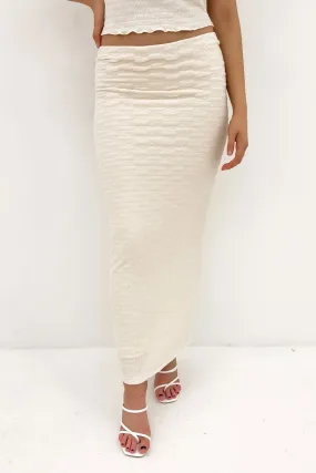 light feel Trendy Mood Sophie Maxi Skirt Vintage White