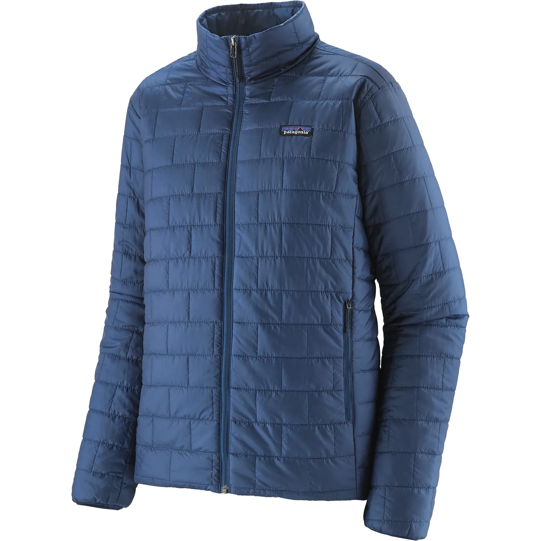 Men's Nano Puff Jacket Silicone Grip Trim Moisture Wicking Inner Layer