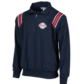 NSBUA Logo Pullover Umpire Jacket Adjustable Hood System Mid Season Wear