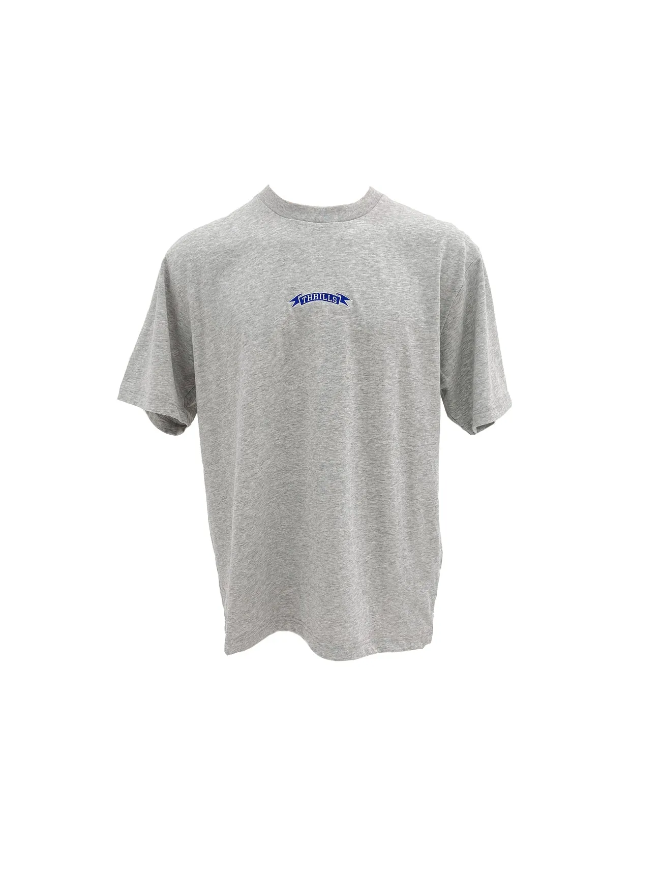 Pennant Embro Oversize Fit Tee Snow Marle light layering