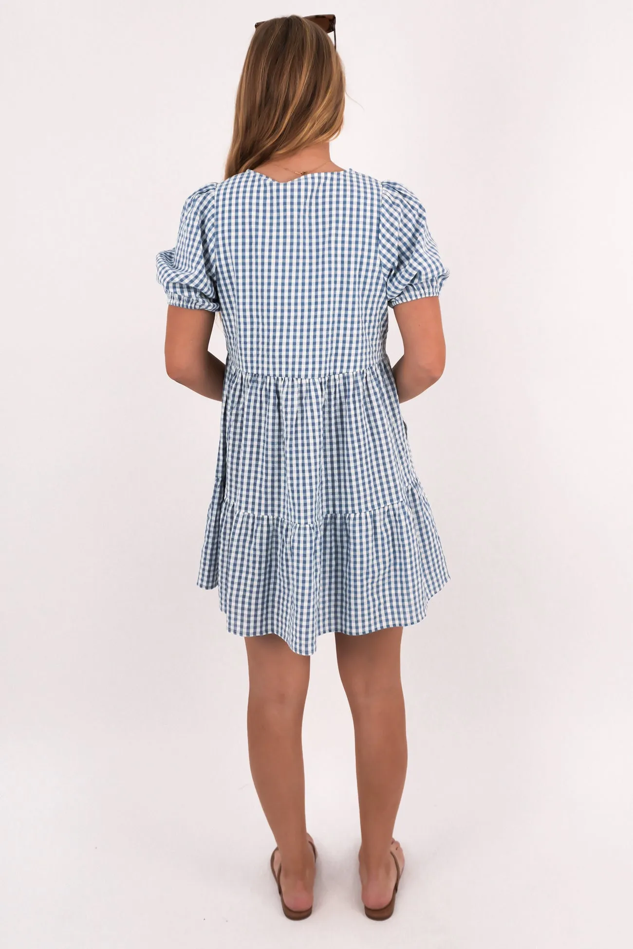 Classic Motion Micky Short Sleeve Mini Dress Check