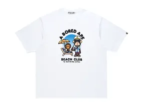 Bape X Bored Ape Yacht Club Resort Tee White Designer A line