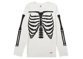 Supreme Hanes Bones Thermal Crew (1 Pack) Natural Easy Care Denim