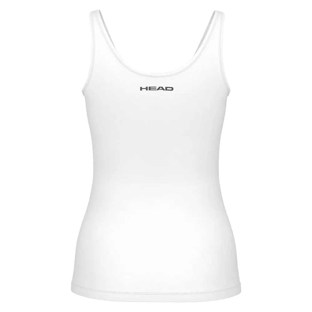 foldable Form-fitting Head Women's Spirit II Tank - White