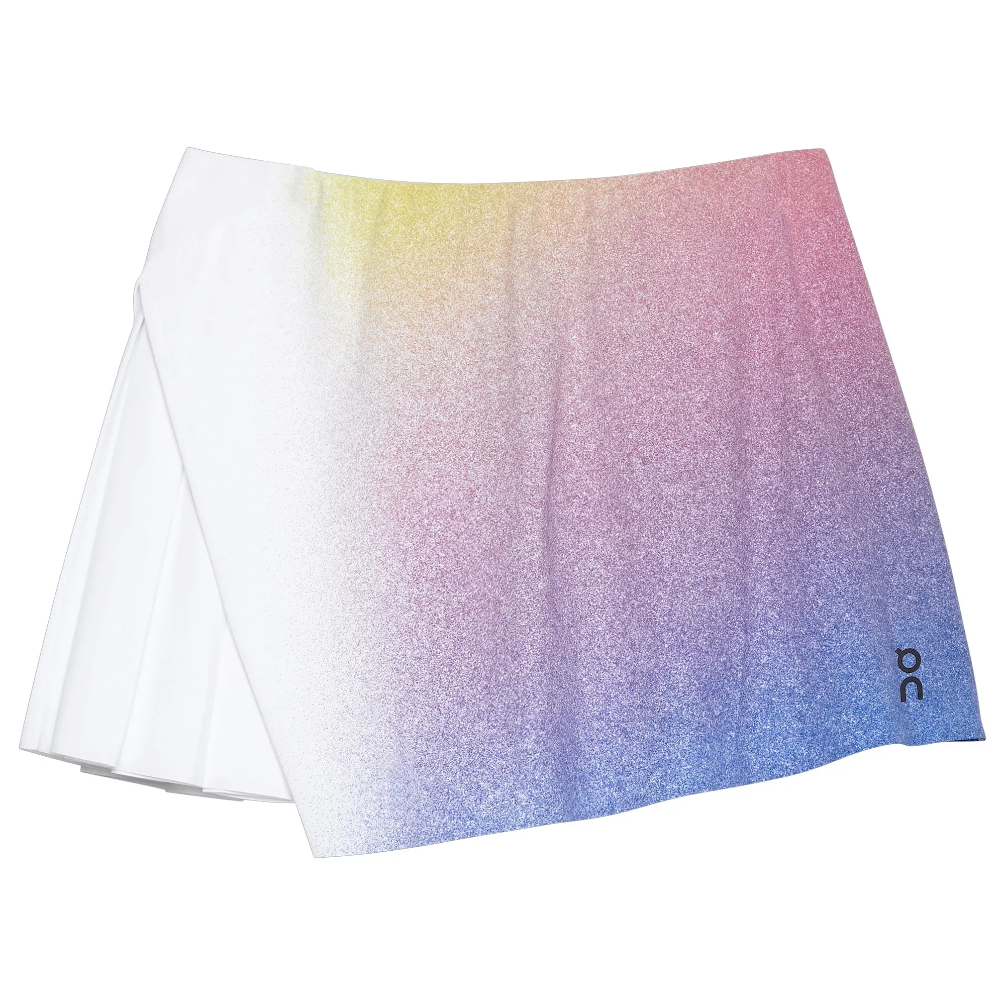 Form-fitting On Women's Court Side Pleat Skort - White/Indigo Easy - Wear