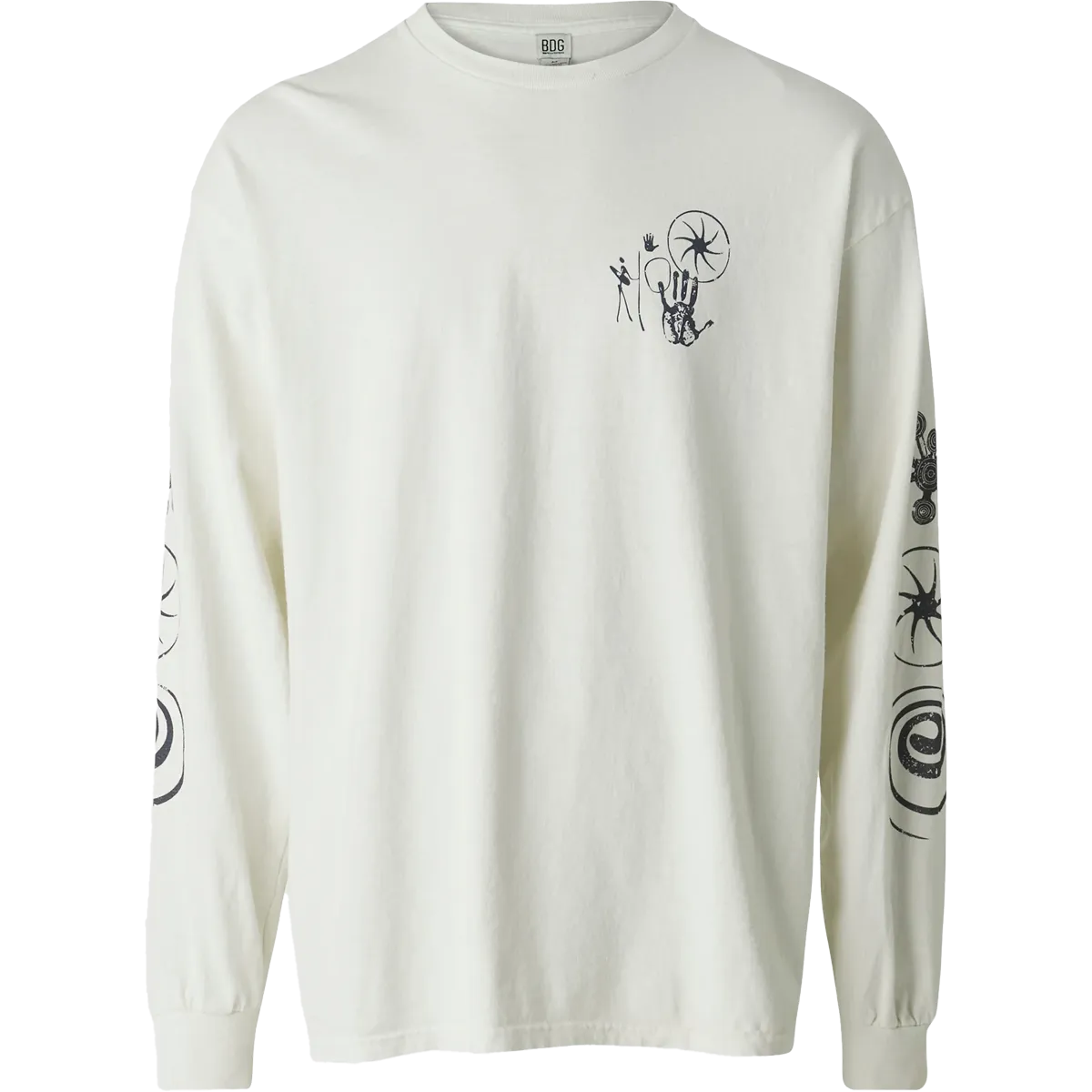Men's Nature Drawing Long Sleeve Airflow Ventilation