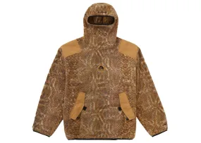 Supreme Nike Acg Fleece Pullover Gold Snakeskin Sleeve design Padding