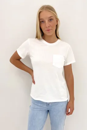 EasyCare Fabric Minimal Comfort Taylor Tee White