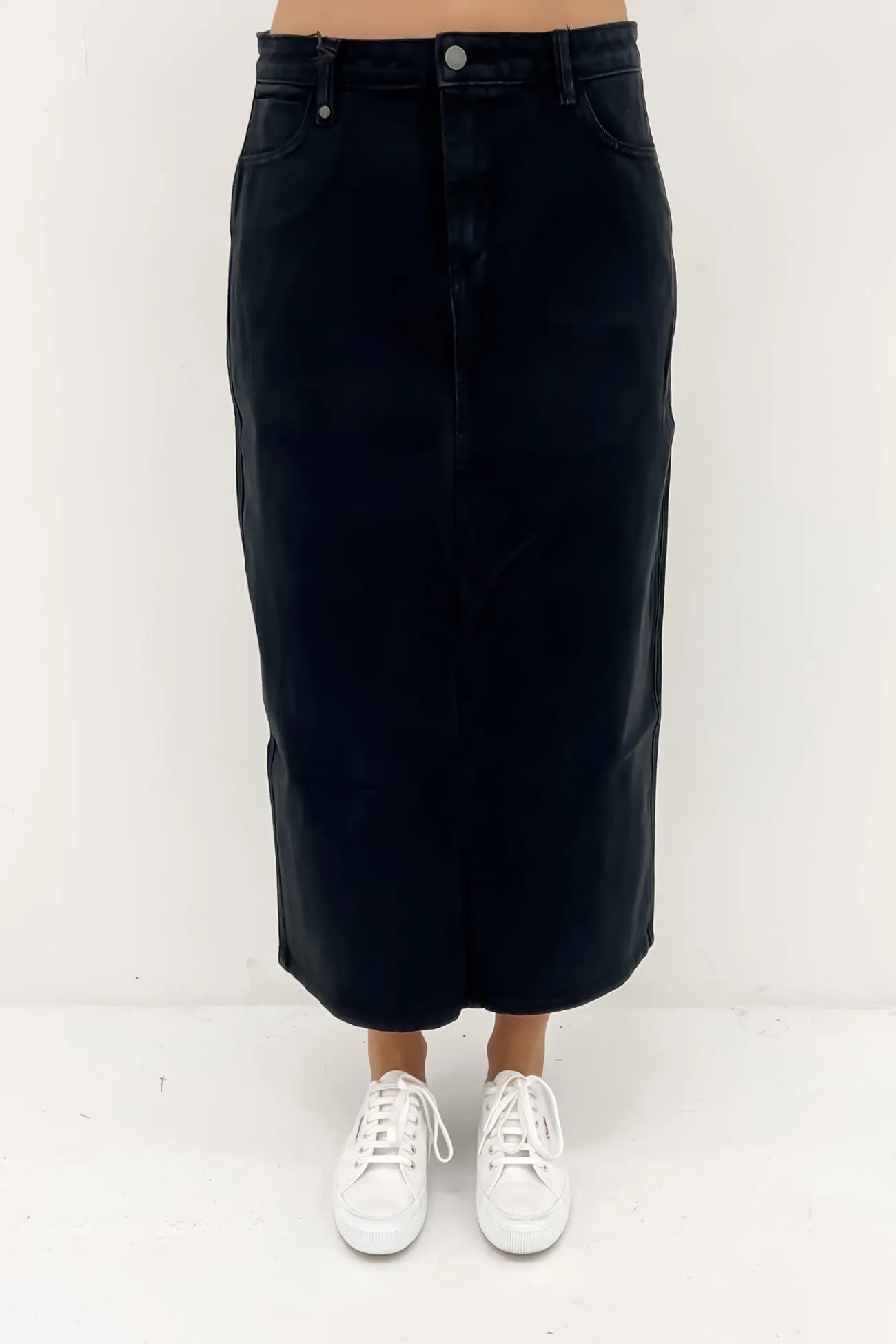 Bold Look Stylish Finish Frankie Skirt Dusk Black