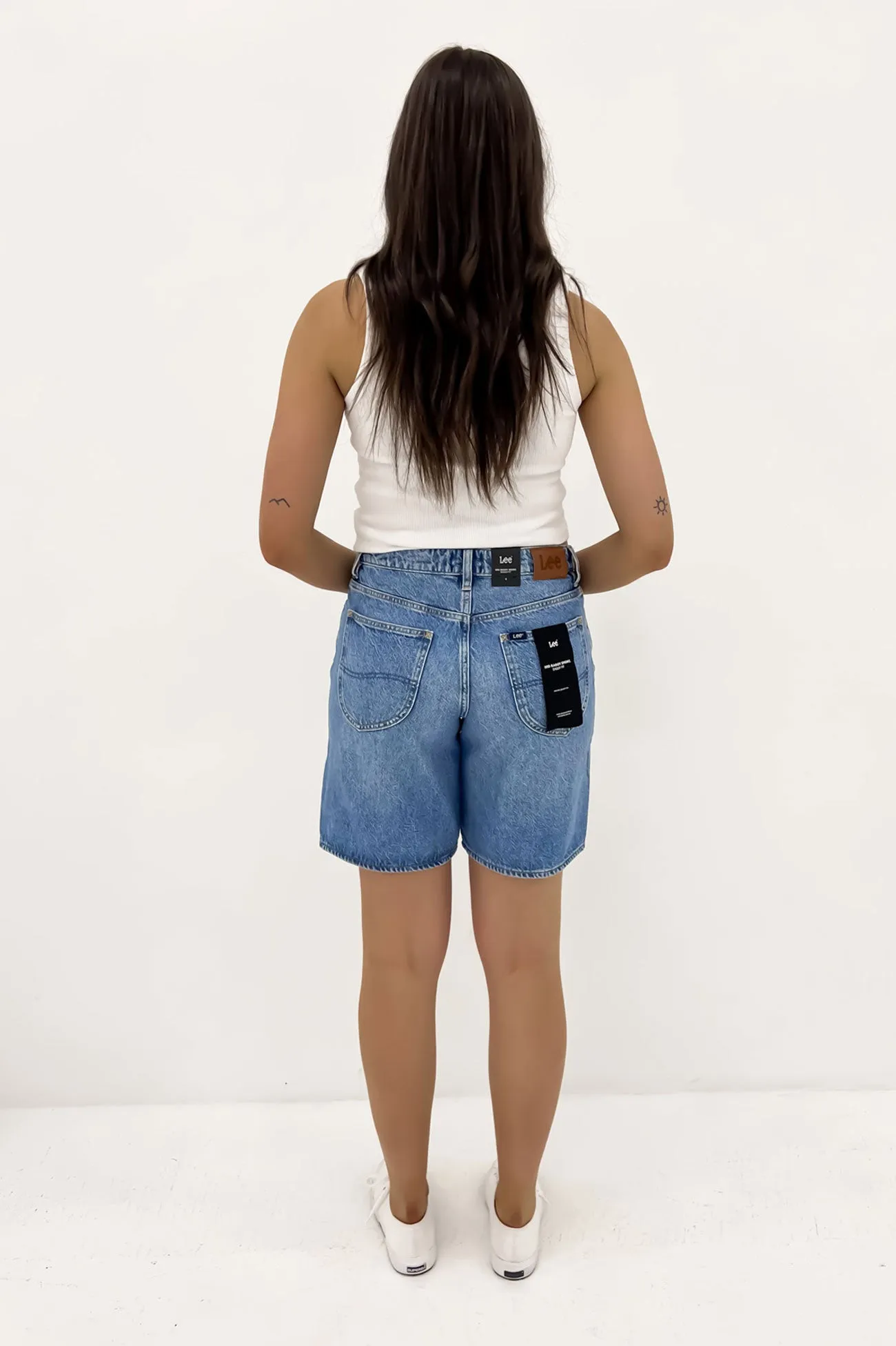 Free Movement Mid Baggy Short Blue Fire