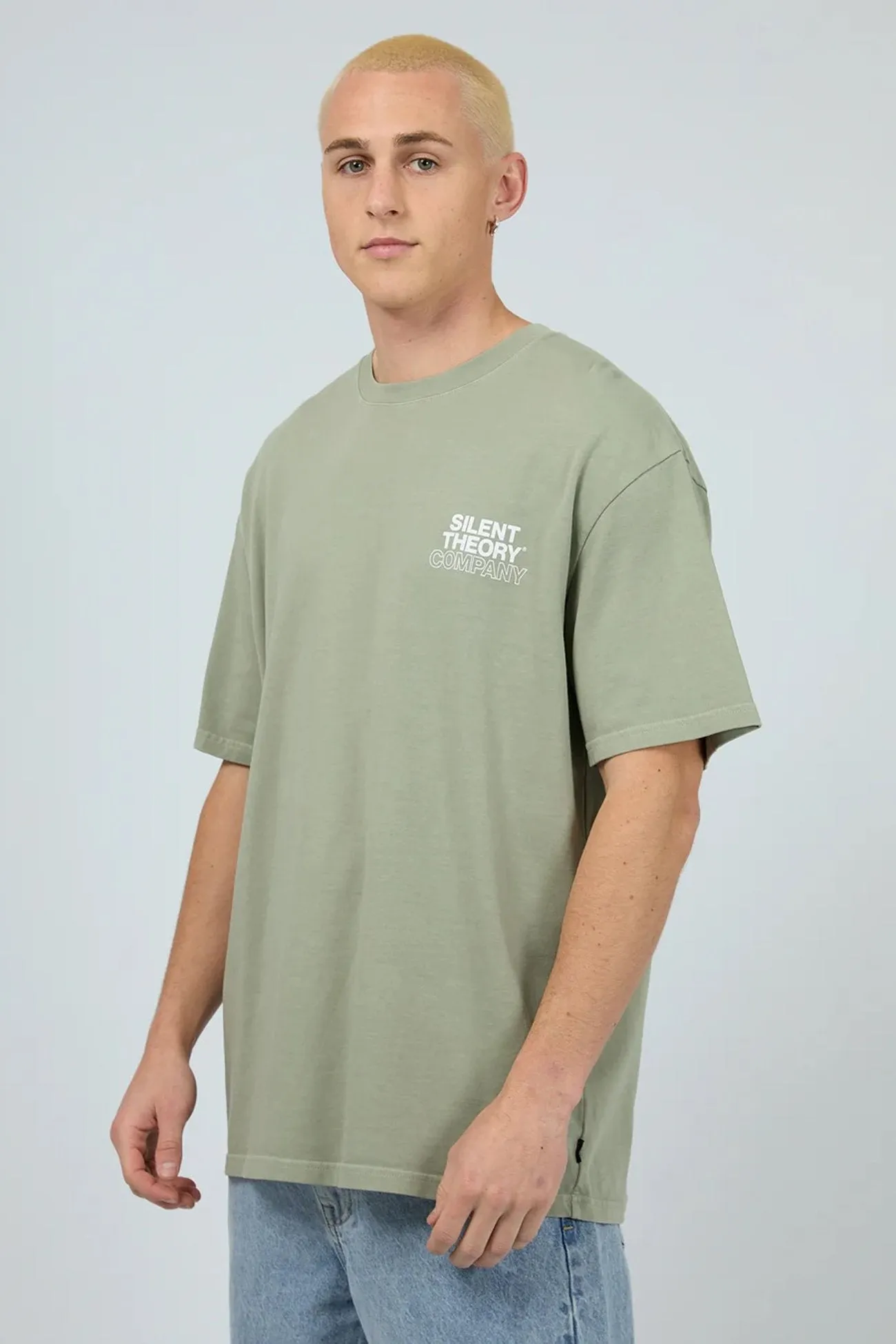 Stacked Tee Sage Breathable Essentials