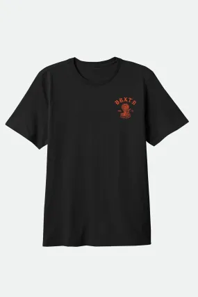 Comfy Fit Layer Darver Short Sleeve Standard Tee Black