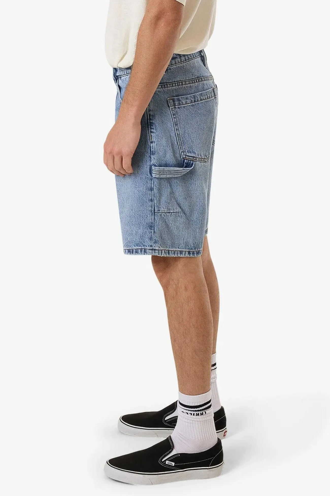 Camping Gear Everyday Style Slacker Denim Short Tempest Blue