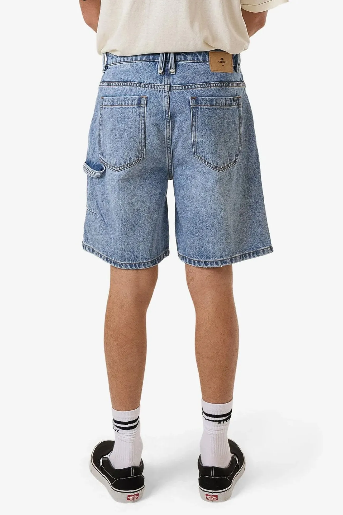 Stretch Fit Beachwear Slacker Denim Short Tempest Blue