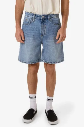 Slacker Denim Short Tempest Blue skiing outfit