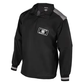 Flexible Zipper Guards Frontier League Convertible Pullover Umpire Jacket