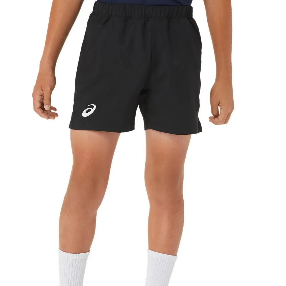 Asics Boys Tennis Short - Performance Black three-quarter sleeve