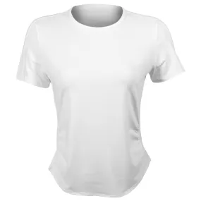 Functional Pocket Sofibella Women's Tr??s Blanc Short Sleeve - White Zipped Indoor Wear
