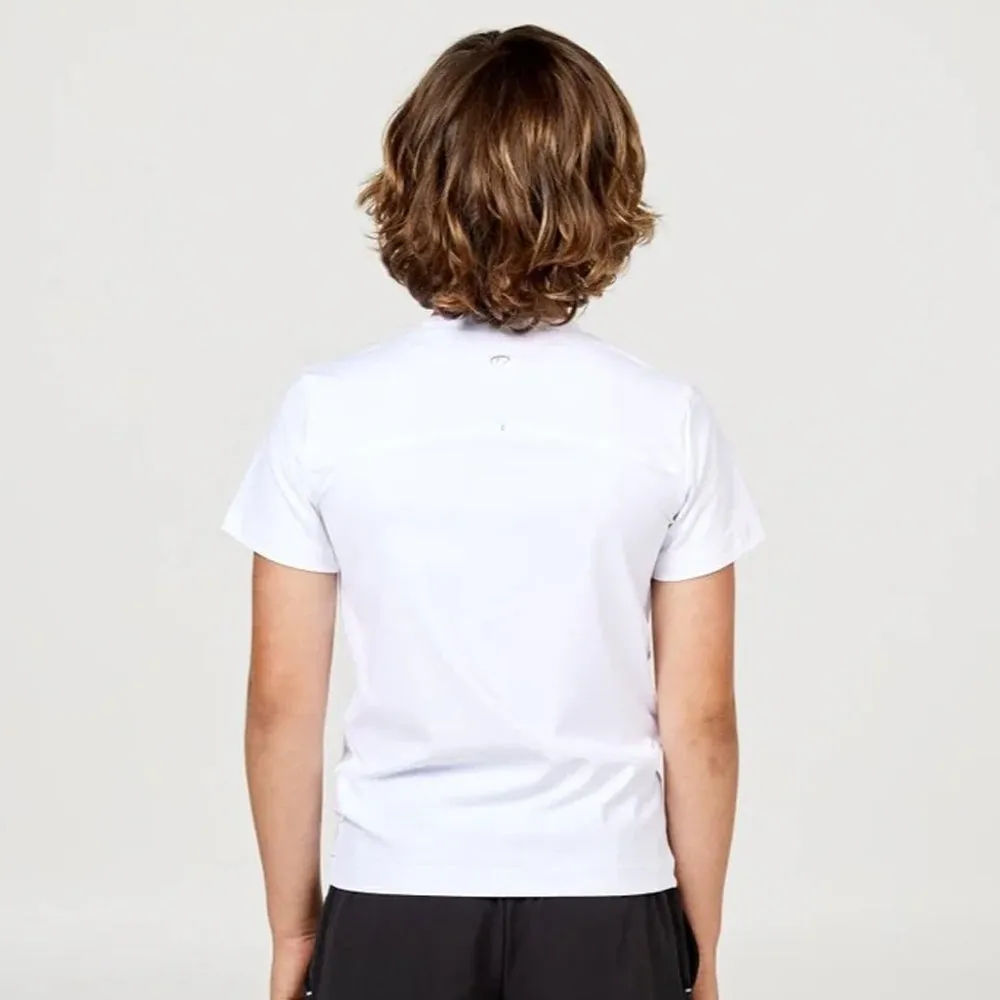 Sofibella Boy's Perfect Volley Tee - White Sealed