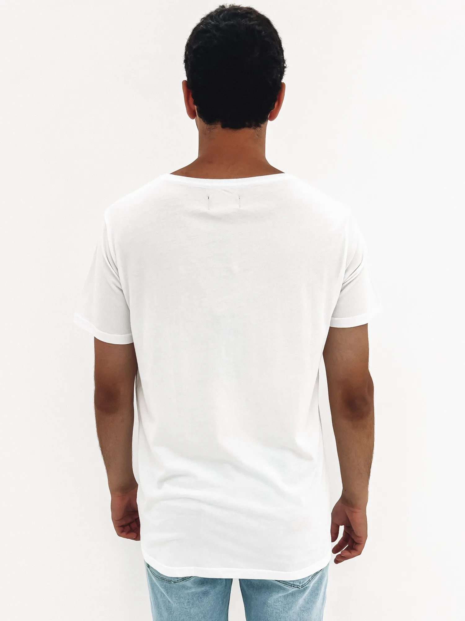 Fashion-Forward Fit Timeless Comfort Stomper Tee White