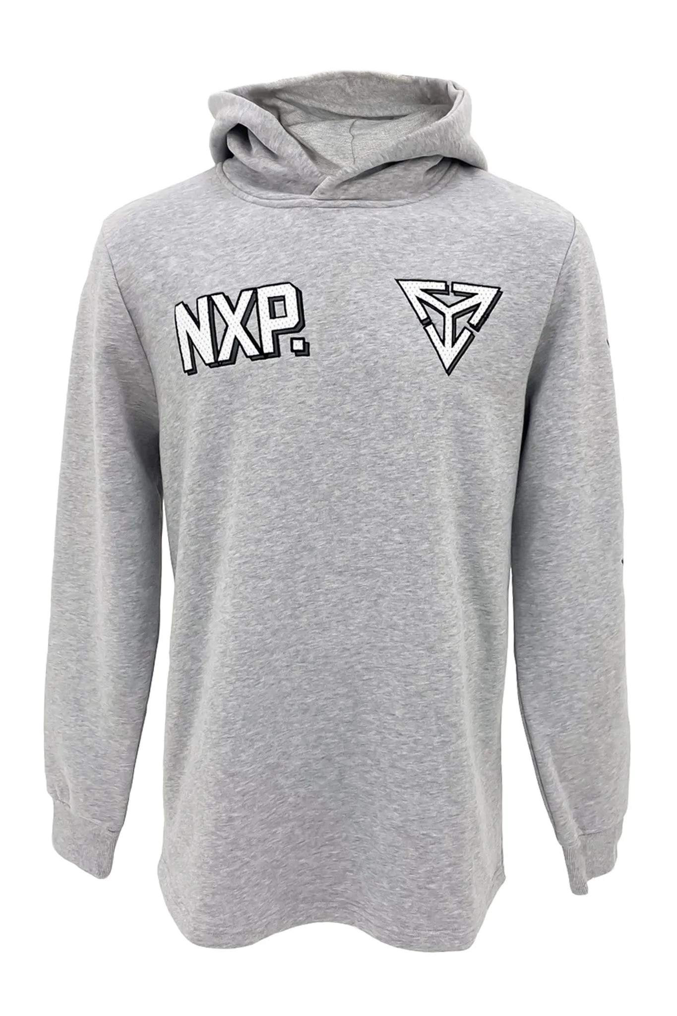 Travel Must Collar Stabilization System Fury Dual Curved Hoodie Grey Marle