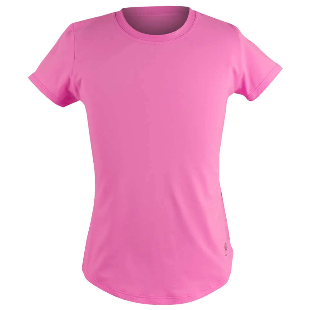 Easy Motion Sofibella Girl's UV Colors Short Sleeve - Rosa Reinforced Knees