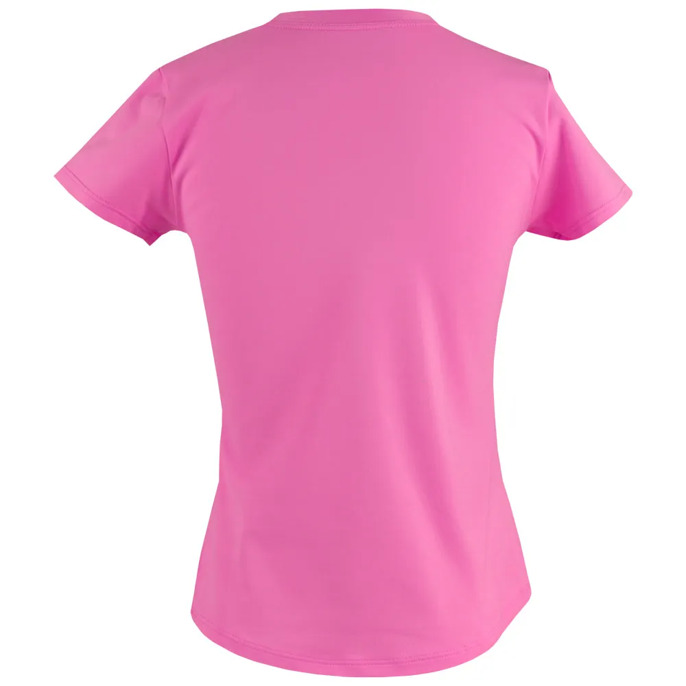 Trimmed Sofibella Girl's UV Colors Short Sleeve - Rosa