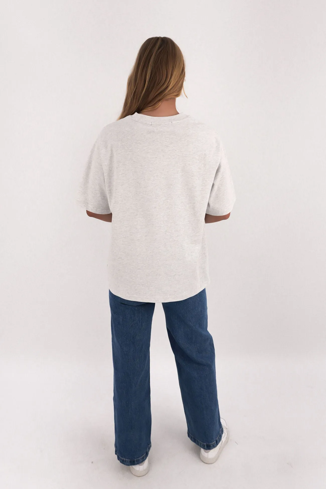 Wear Resistant Fabric Light and Cozy Silent Luxe Tee Snow Marle