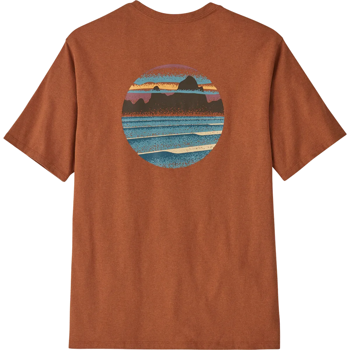 Men's Skyline Stencil Responsibili-Tee Travel Wear