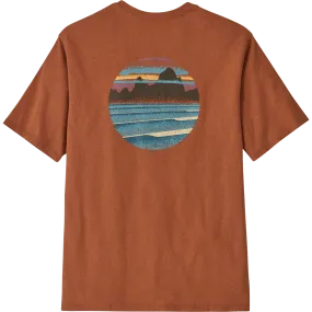 Men's Skyline Stencil Responsibili-Tee Soft and Light Wear Easy-Going Style