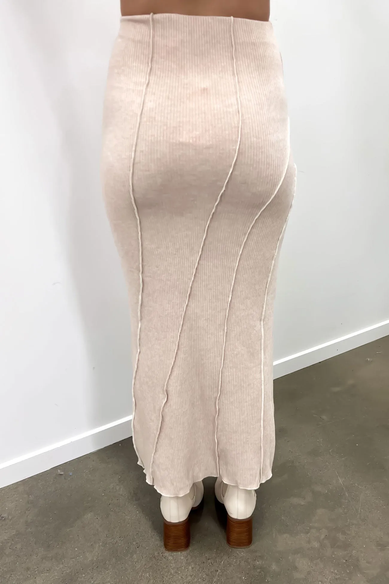 Gemma Maxi Skirt Natural light colors
