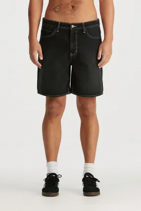L-Four Baggy Short Tune Black mid-rise warm weather