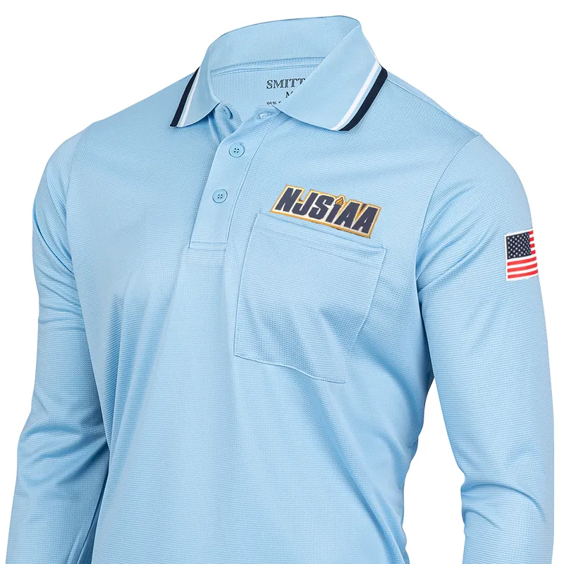 NJSIAA Logo Long Sleeve Umpire Shirts Sports Ready Anniversary Special