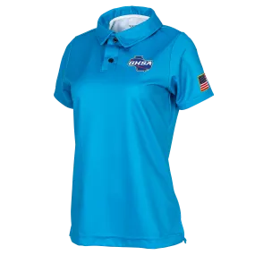 Sweat-Absorbing Designer Look Georgia GHSA Logo Women's Blue Volleyball Shirts