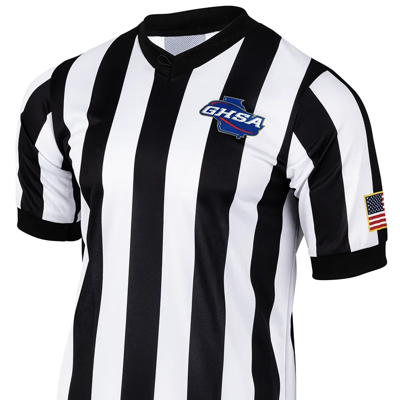 GHSA Logo Basketball Referee V-Neck decorative element