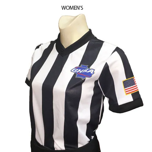 GHSA Logo Basketball Referee V-Neck Casual Friday