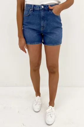 Girlfriend Short Focus Blue Clean Stretch