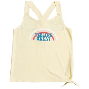 Girls' Everyday Life A Tie-Side Tank Top Non Restrictive Fit Comfy Layer