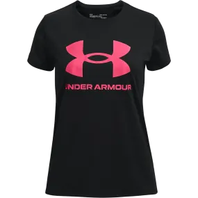 Essential Layer Girls' UA Tech Sportstyle Big Logo Short Sleeve
