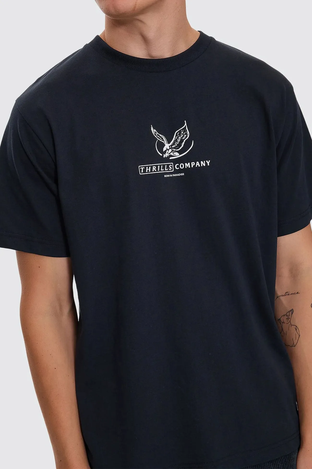 Eco Conscious Production Fresh Trend Glory Merch Fit Tee Washed Black