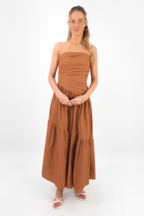 Soft Harmony Pamela Maxi Dress Chocolate
