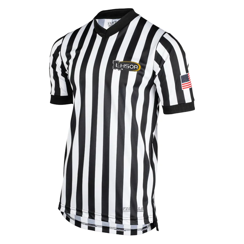 Versatile Piece Eco Friendly Production LHSOA Dye Sublimated Logo V-Neck