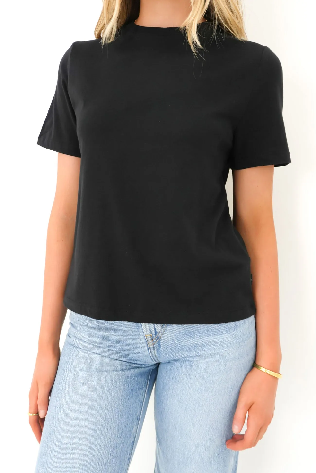 Go To Tee Black Soft and Stylish Wrinkle Resistant Material