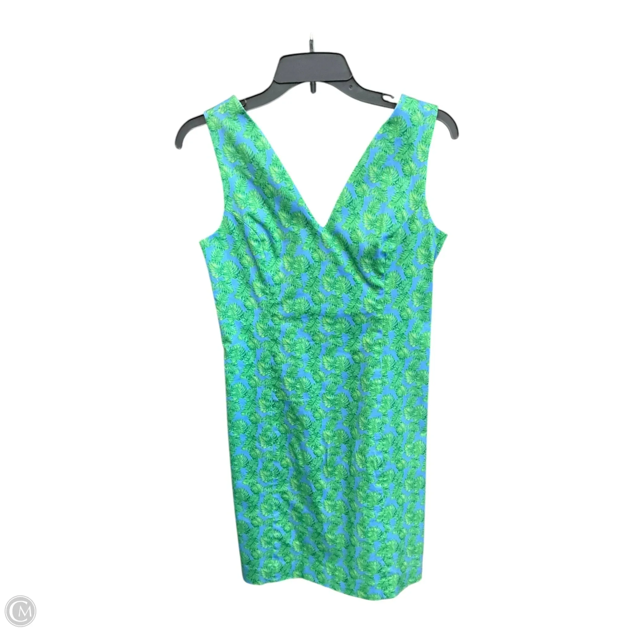 Dress Casual Short By Clothes Mentor In Blue & Green, Size: S Evening Tone