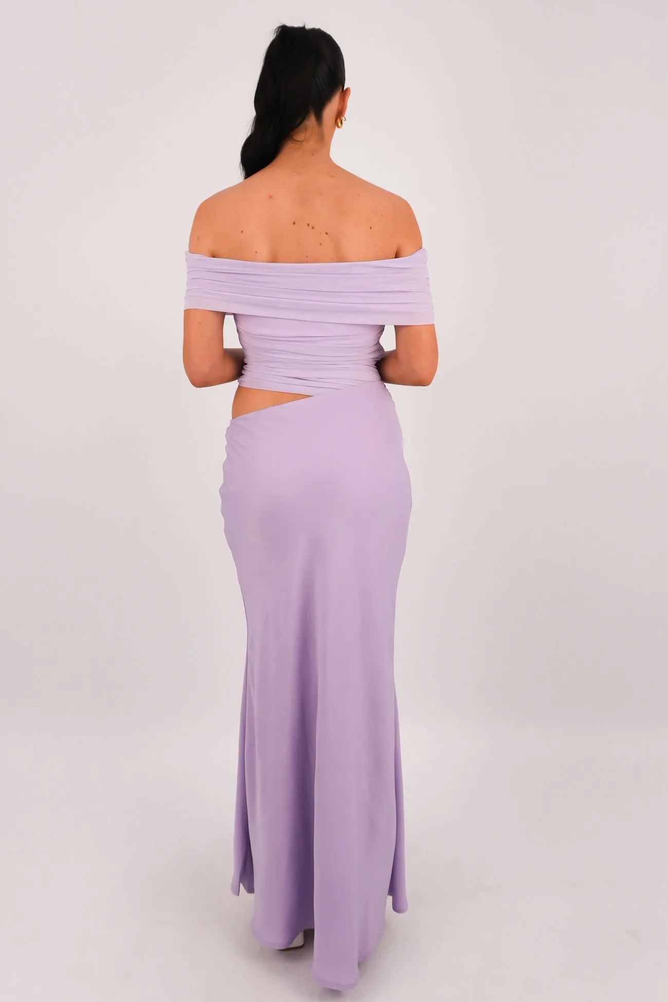 Trendy midi dress Cozy Feel Harley Maxi Dress Lilac
