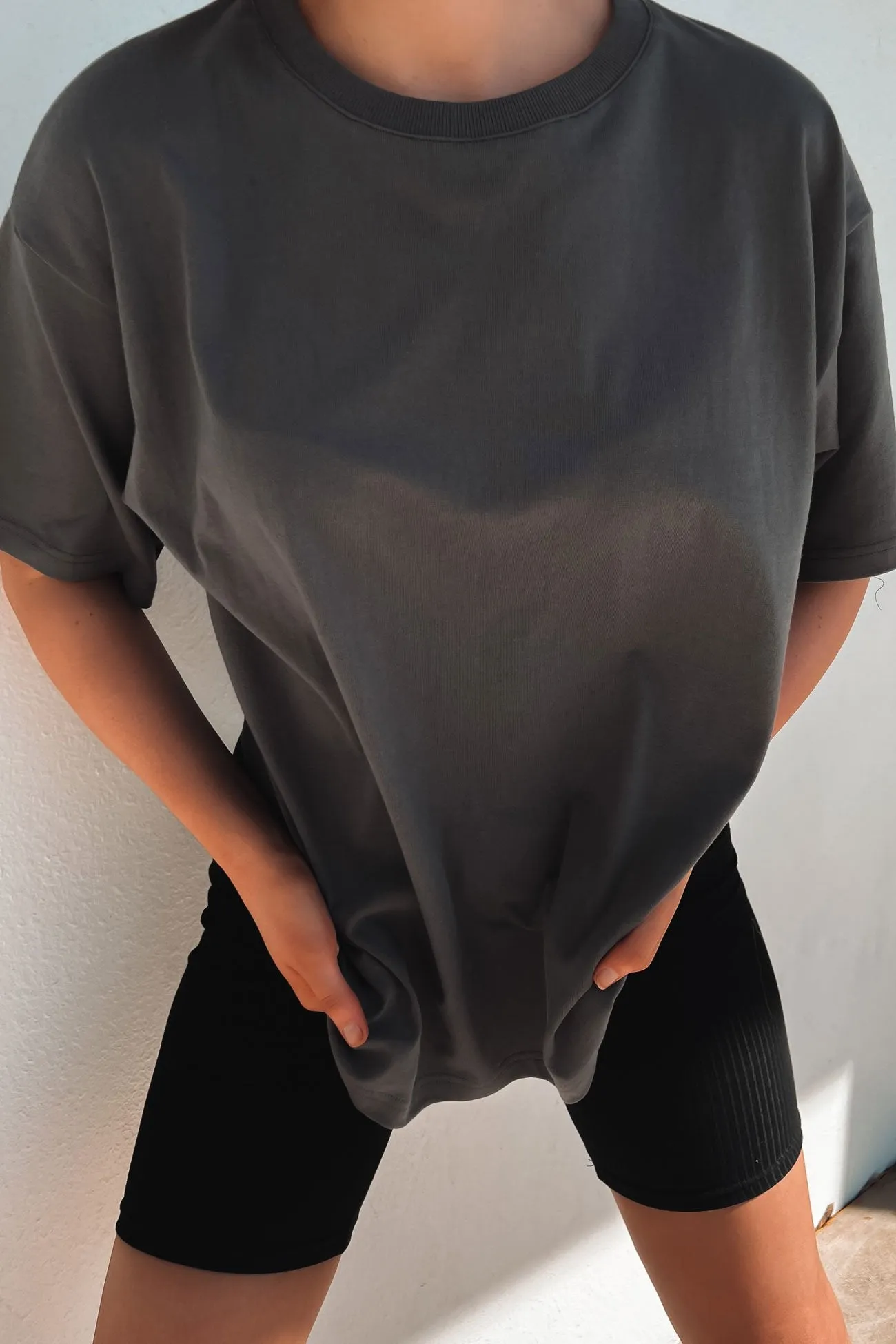 Koa Oversized Tee Charcoal Sports Apparel Casual Wear