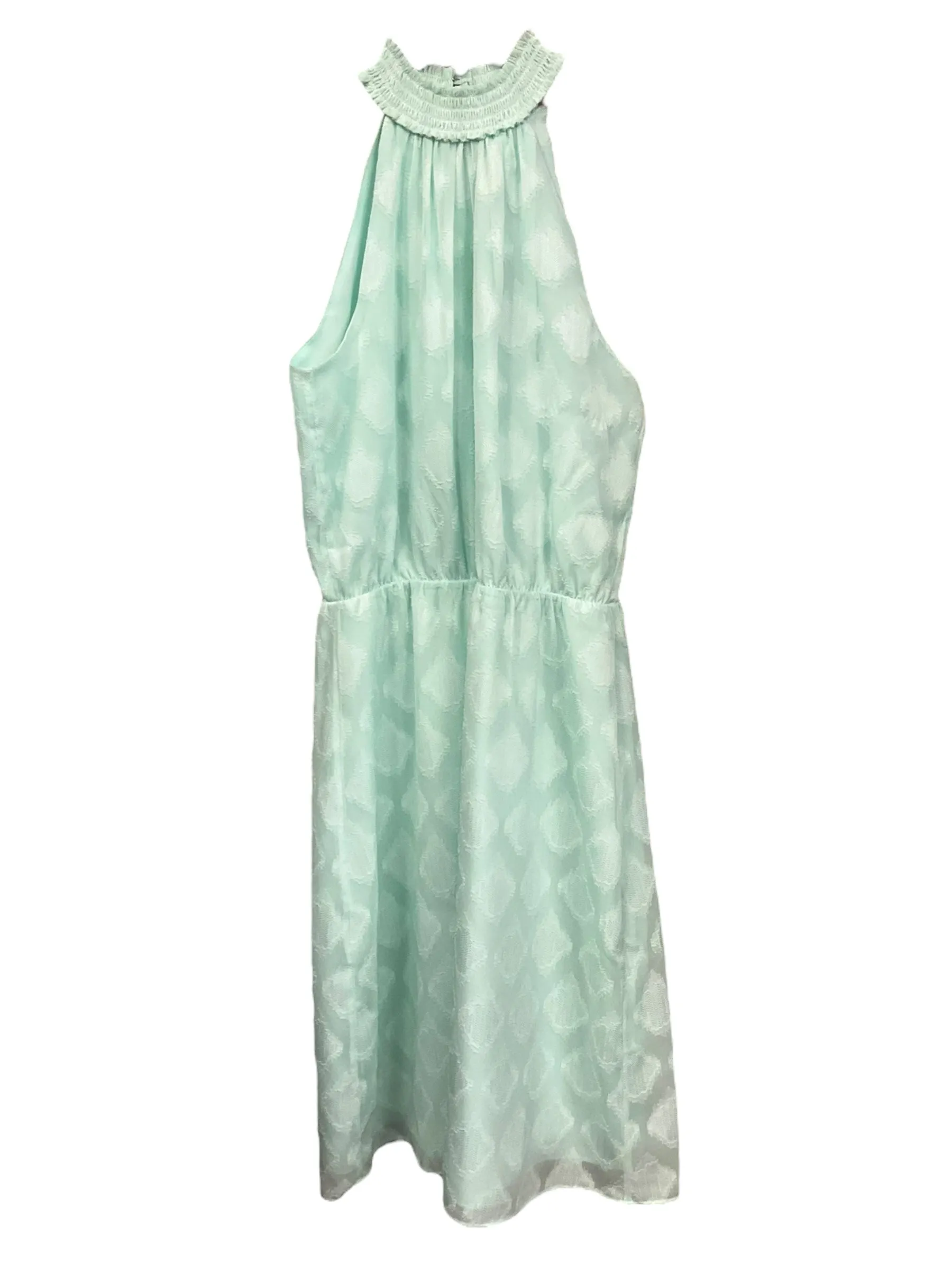 Green Dress Work White House Black Market, Size Xs Semi Fit Evening Glow