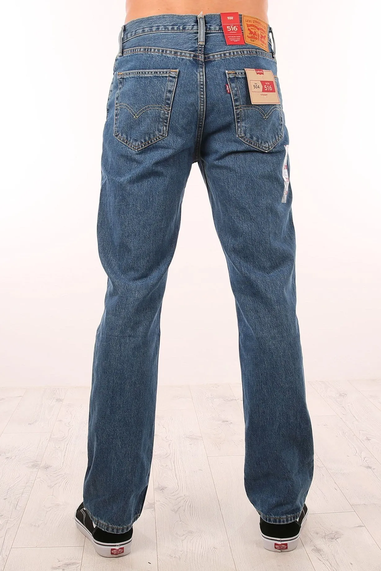 516 Straight Jean Stonewash Modern Minimalist Urban Explorer Family Style Casual Work Meeting