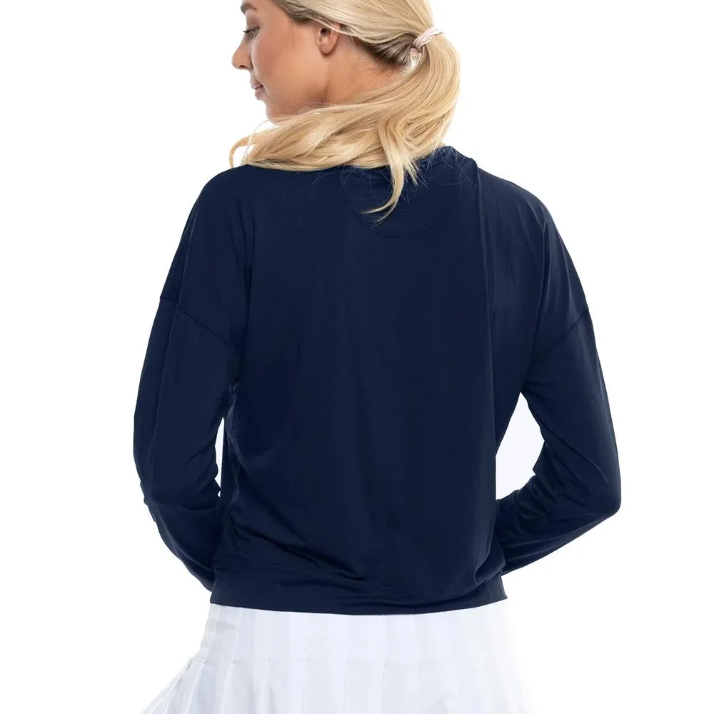 Half Length Lucky in Love Women's Essentials Hype Longsleeve - Midnight Smooth Surface